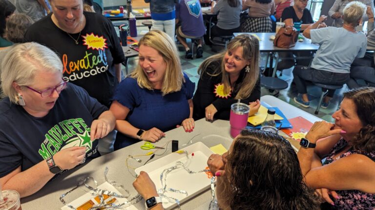 McAuliffe Elementary teachers weave circuitry and art in maker education workshop with AceraEI